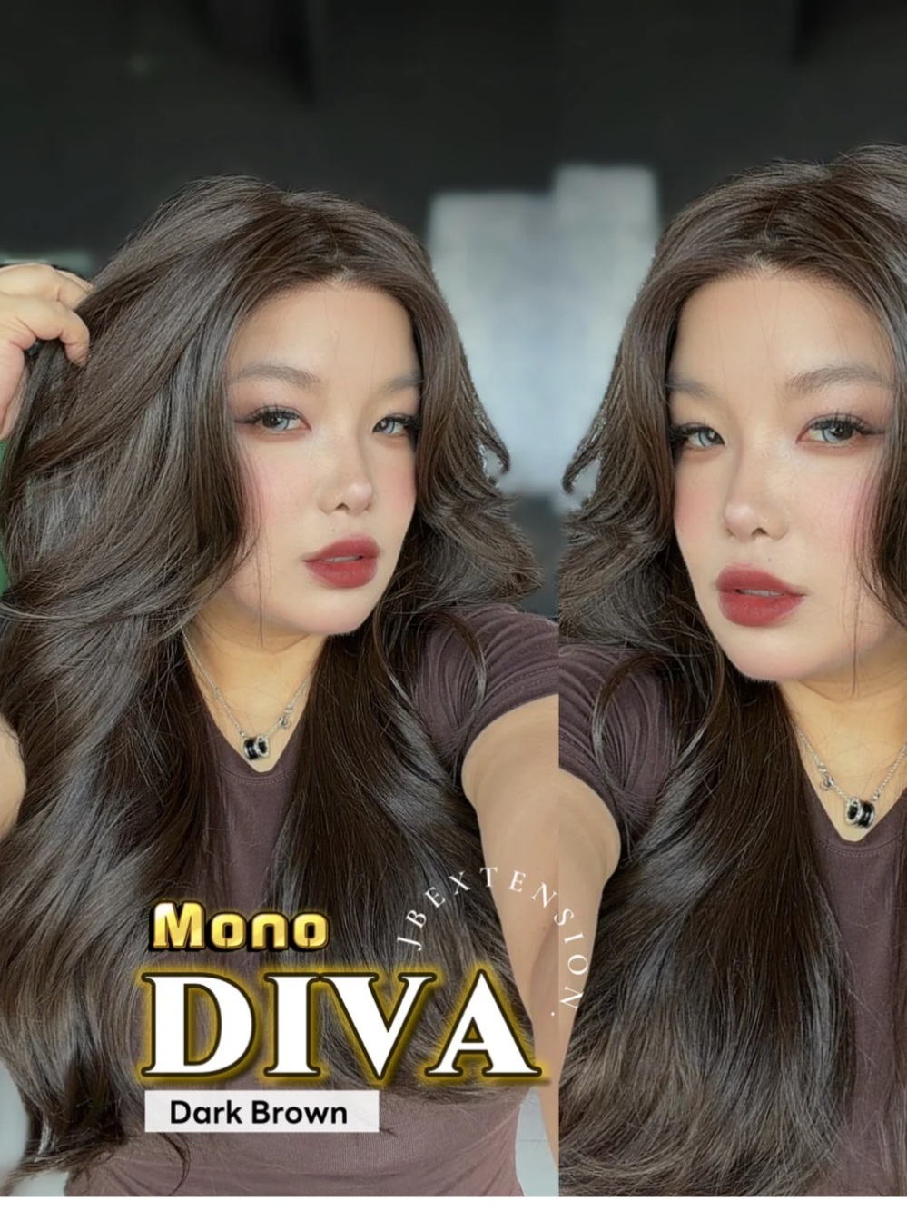 JB DIVA DARK BROWN MONO WITH TAGS - Picture 2 of 8
